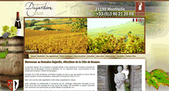 Desktop Screenshot of domaine-dujardin.com